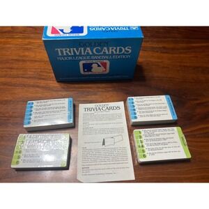 Vintage 1984‎ Golden Trivia Cards: Major League Baseball Edition 1296 Questions